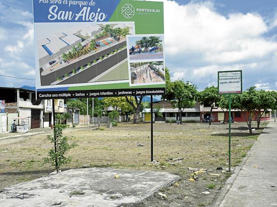 En Portoviejo se construirán calles, parques y mercado con dinero del IVA
