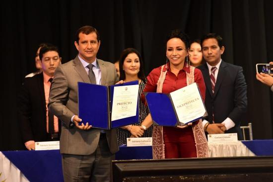 Autoridades electas de Manabí reciben credenciales del CNE