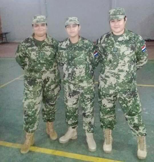 Tres mujeres del Ejército de Paraguay aspirarán al título de Miss Gordita