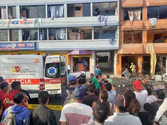 Explosión de un tanque de gas deja tres heridos graves en Santo Domingo