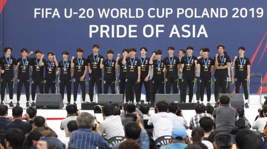 Corea del Sur recibe a lo grande a la sub-20 tras el subcampeonato mundial