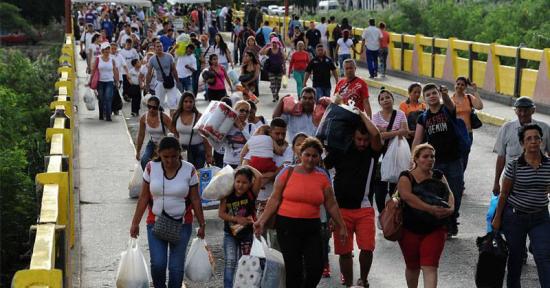 Venezolanos en Colombia han recibido 52 toneladas de ayuda para paliar crisis