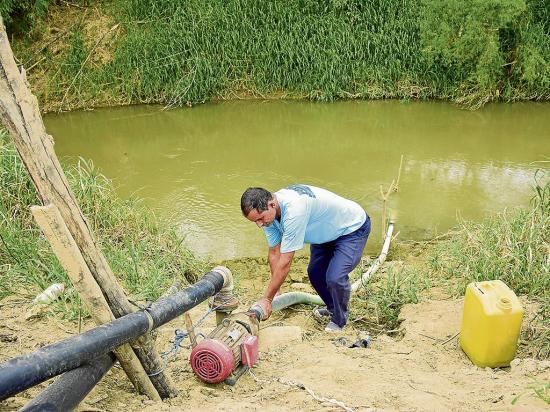 Los agricultores se oponen al pago por usar agua del río Portoviejo