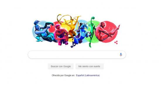 Google dedica un ''doodle'' a los Juegos Panamericanos en el día de su apertura