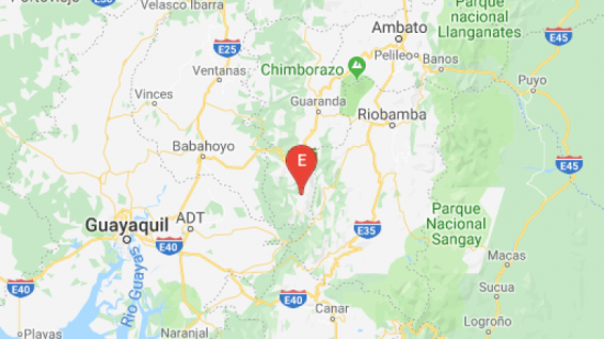 Se registro sismo de 4,65 grados en la escala de Richter en Chimborazo