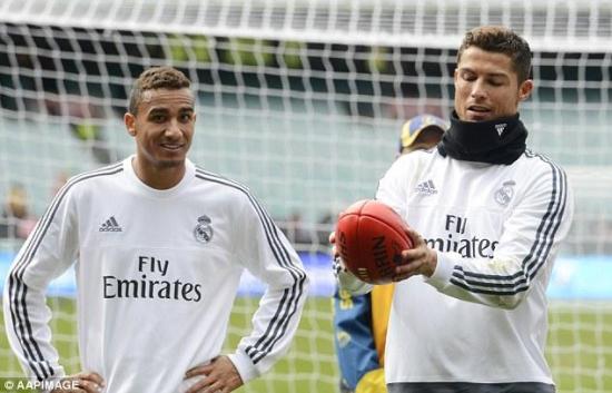 Danilo da Silva y Cristiano Ronaldo se reencuentran en Turín
