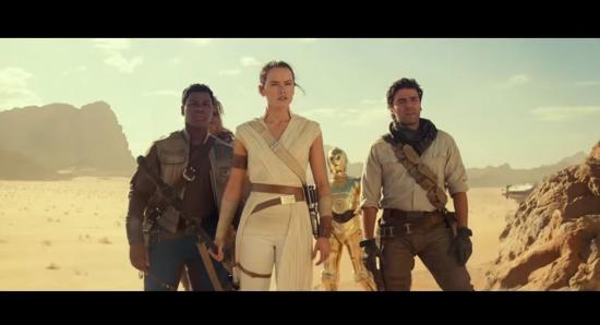Nuevo tráiler de 'Star Wars: El ascenso de Skywalker' rinde homenaje a toda la saga