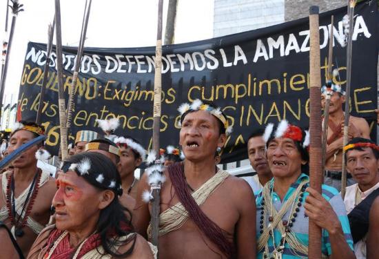 Indígenas de Ecuador levantan sus lanzas por la defensa de la Amazonía