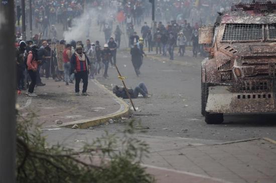 Sube a dos la cifra de muertos por las protestas contra Gobierno en Ecuador