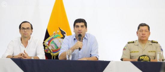 Vicepresidente de Ecuador dice que están logrando ''frenar la pretensión de desestabilizar''