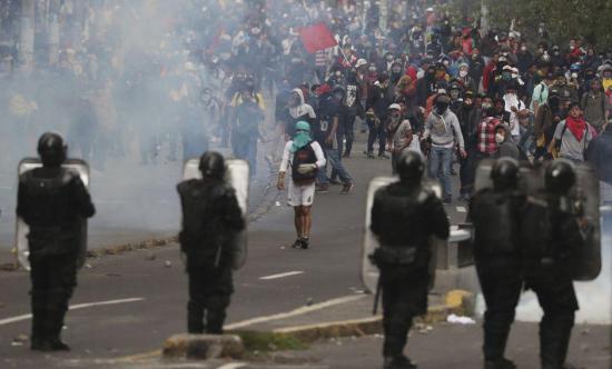 La Defensoría del Pueblo confirma la muerte de un manifestante en Quito