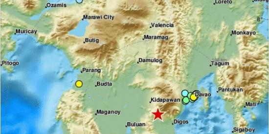 Mueren dos niñas a causa de un terremoto de magnitud 6,3 en el sur de Filipinas