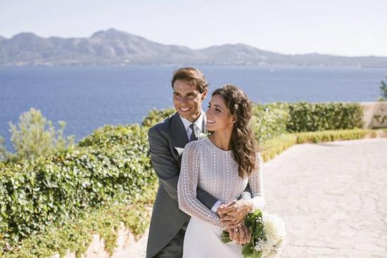 El tenista Rafael Nadal comparte las primeras fotos de su boda