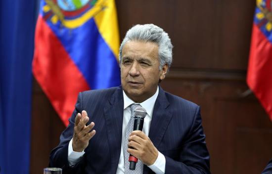 Moreno llama ''asno'' a Maduro y le culpa de violencia en protestas en Ecuador