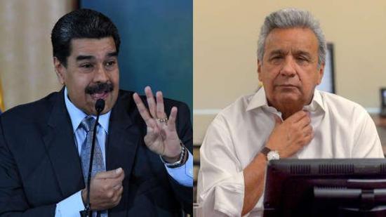 Maduro llama 'estúpido' a Lenín Moreno y se deslinda de protestas regionales