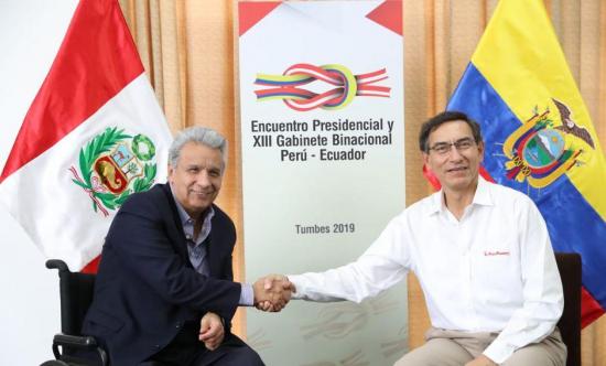 Ecuador y Perú firman acuerdos y se comprometen a cerrar pendientes de paz