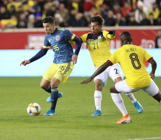 Ecuador cae por la mínima diferencia en amistoso ante Colombia