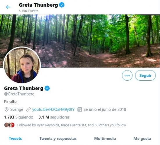 Bolsonaro tilda a Greta Thunberg de ''mocosa'' y ella lo asume en Twitter