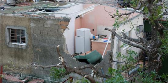 Fuertes vientos causan destrucción parcial en 72 casas en Nicaragua