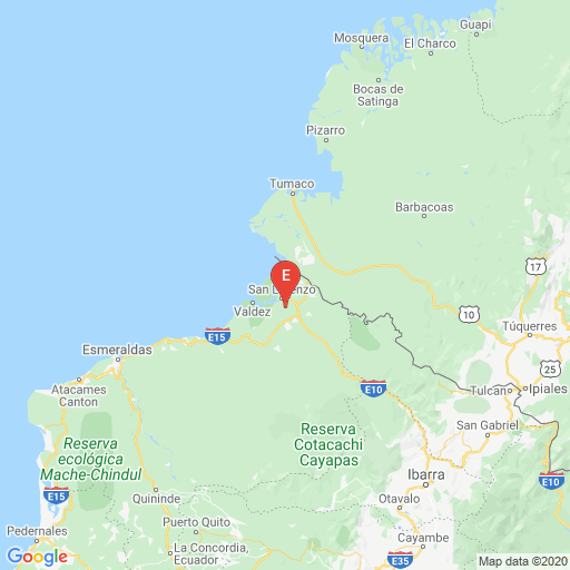 Un sismo de 3,69 grados Richter se registró en la provincia de Esmeraldas