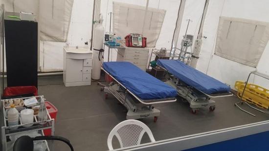 Vicepresidente desmiente que hospital móvil de Pedernales sea trasladado a Guayaquil