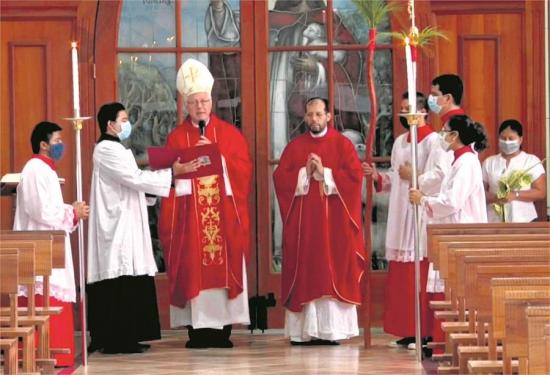 Unos 130 mil fieles se conectaron a la misa de Domingo de Ramos