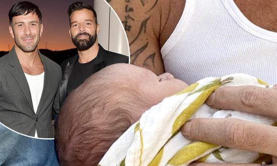 Ricky Martin presenta a su cuarto hijo, Renn Martin-Yosef