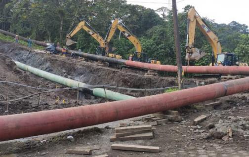 Oleoducto ecuatoriano recupera capacidad operativa luego de rotura