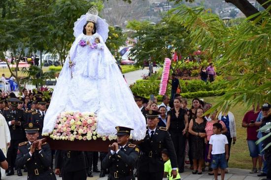 La imagen del la Virgen de La Merced recorrerá las calles de Portoviejo en una procesión sin público