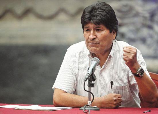 La Fiscalía boliviana acusa a Evo Morales de terrorismo y pide su detención