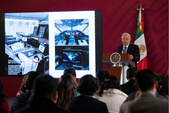 El Gobierno de México recibe una oferta de 120 millones de dólares por el avión presidencial
