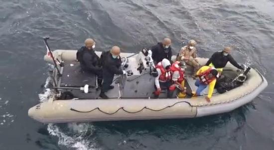 Tres pescadores manabitas fueron rescatados por la Guardia Costera de los Estados Unidos