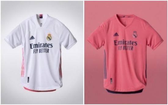El Real Madrid combina el blanco con el rosa en sus nuevas equipaciones para la temporada 2020-2021