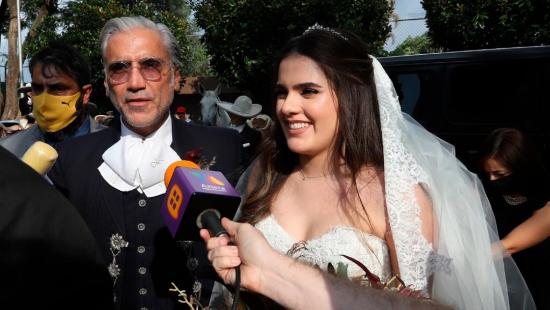 La hija de Alejandro Fernández se casa en México al estilo charro