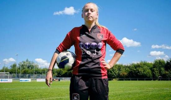 Ellen Fokkema será la primera futbolista que jugará en un equipo masculino