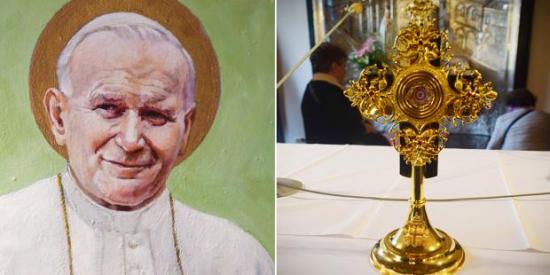 Roban una reliquia de San Juan Pablo II en Italia