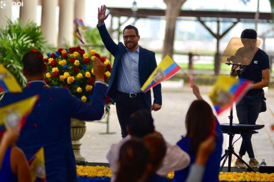 Juan Fernando Velasco hace el lanzamiento de su candidatura a la Presidencia de Ecuador
