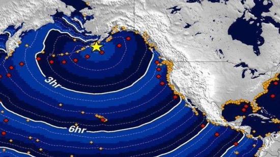 Emiten una alerta de tsunami tras un terremoto de 7,5 de intensidad en aguas de Alaska