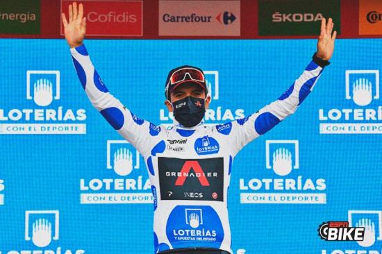 Carapaz mantiene liderato en montaña, Dan Martin gana la tercera etapa de la Vuelta a España