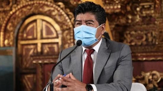 El alcalde de Quito da positivo para coronavirus y se aisla por diez días