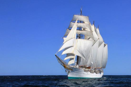 El buque Juan Sebastián Elcano atraca en Guayaquil después de diez años