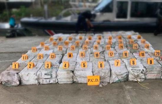 Autoridades de Costa Rica decomisan 2,5 toneladas de cocaína