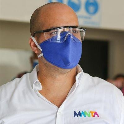 Alcalde de Manta está hospitalizado por covid-19