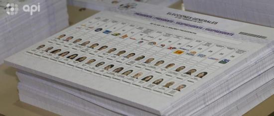 Ya se imprimen las papeletas para las elecciones de este 7 de febrero