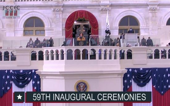 Comienza la ceremonia de investidura de Joe Biden y Kamala Harris