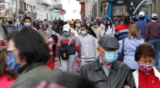 Ecuador suma más de mil contagios en un día y acumula 238.232 casos de covid-19