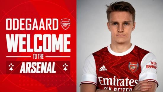 El Arsenal hace oficial el fichaje de Martin Odegaard