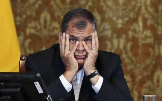 Rafael Correa dice que están ''inflando'' los votos de Yaku Pérez
