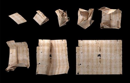La ciencia permite leer, sin abrirla ni dañarla, una carta del siglo XVII